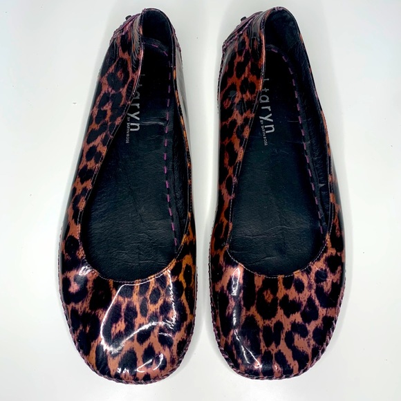 TARYN ROSE Animal Print Flats - Picture 1 of 5